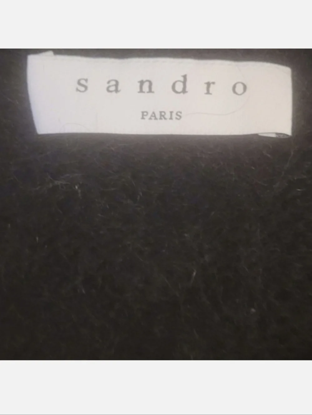 SANDRO WOOL MOHAIR KNITTED BUTTON FASTENING CARDIGAN - Picture 7 of 10